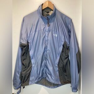 The North Face Blue Wnd Grey Windbreaker. Womens MED
